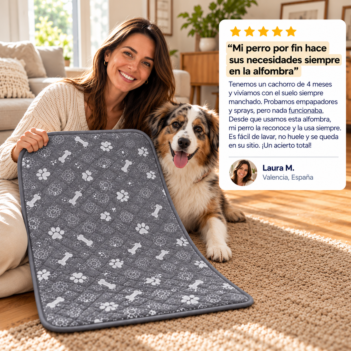 Almohadilla higiénica para animales